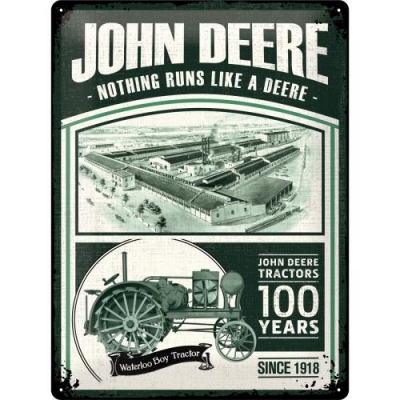 John Deere 100 Lecie Szyld Tablica 30x40cm